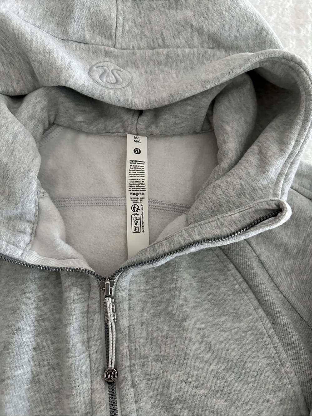 lululemon athletica scuba quarter zip hoodie *long* - Picture 3 of 4